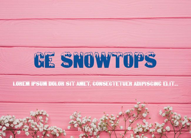 GE Snowtops example